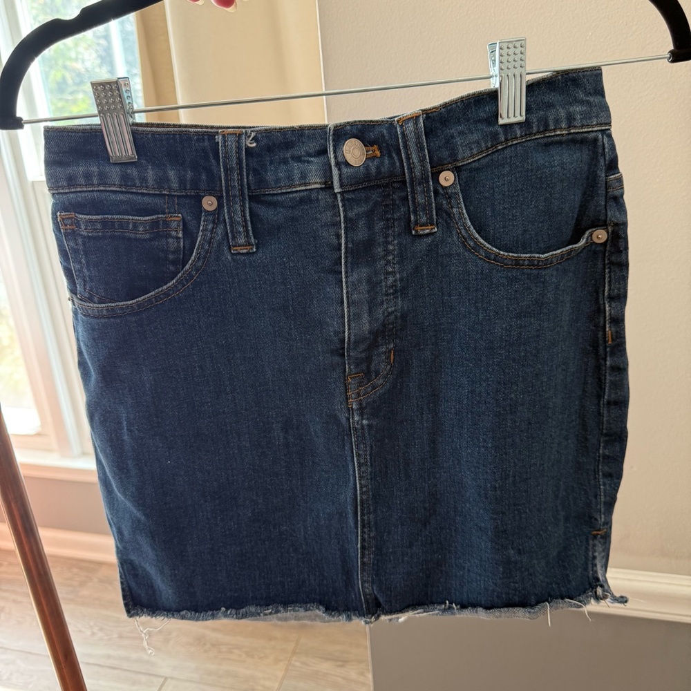 MADEWELL Denim Mini Skirt